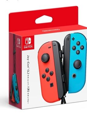Nintendo Joy-Con Controllers Neon Red & Neon Blue
